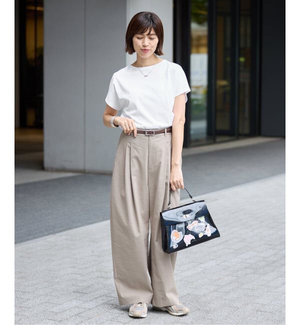IENA「ATON/エイトン SUVIN 60/2 CAP SLEEVE Tシャツ」|Tシャツ・カットソー|