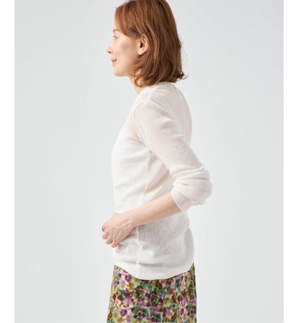 VERMEIL par iena「Raspail ラスパイユ Sheer Tシャツ RB-282」|Tシャツ・カットソー|