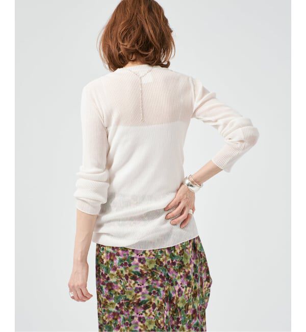 VERMEIL par iena「Raspail ラスパイユ Sheer Tシャツ RB-282」|Tシャツ・カットソー|