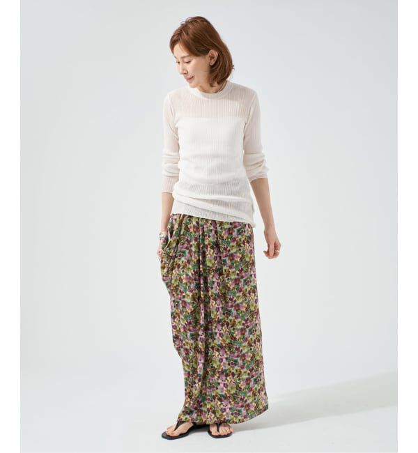 VERMEIL par iena「Raspail ラスパイユ Sheer Tシャツ RB-282」|Tシャツ・カットソー|