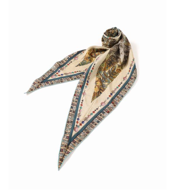 VERMEIL par iena「《追加》PIERRE LOUIS MASCIA ピエール ルイマーシャ Scarf 65x120cm 517550/101」|バンダナ・スカーフ|