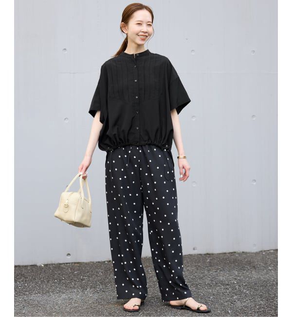 SLOBE IENA「《WEB・一部店舗限定》ピンタックスピンドルブラウス」|シャツ・ブラウス|