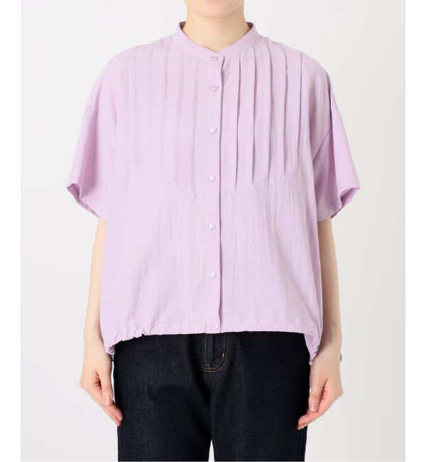 SLOBE IENA「《WEB・一部店舗限定》ピンタックスピンドルブラウス」|シャツ・ブラウス|