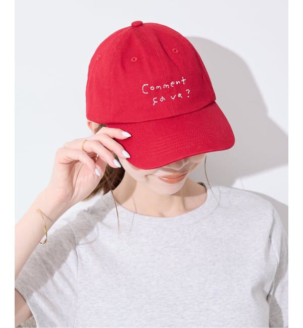 SLOBE IENA「Lundi SLOBE別注 ロゴCAP」|キャップ・キャスケット|