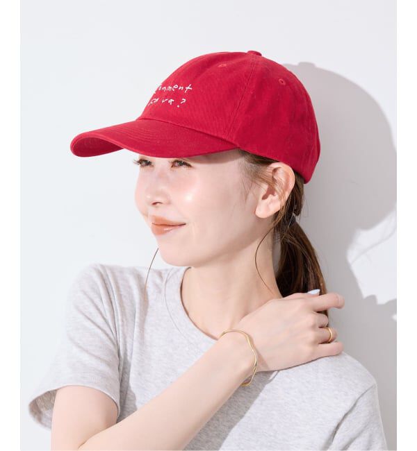SLOBE IENA「Lundi SLOBE別注 ロゴCAP」|キャップ・キャスケット|