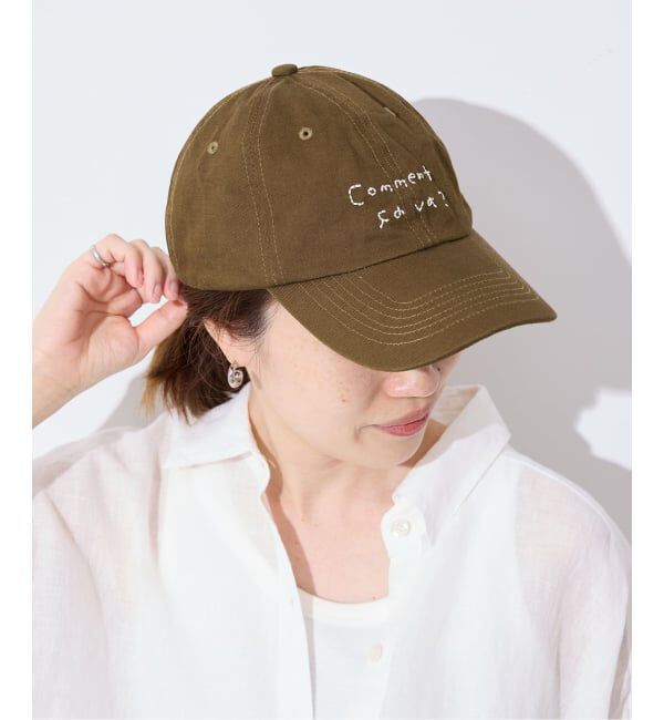 SLOBE IENA「Lundi SLOBE別注 ロゴCAP」|キャップ・キャスケット|