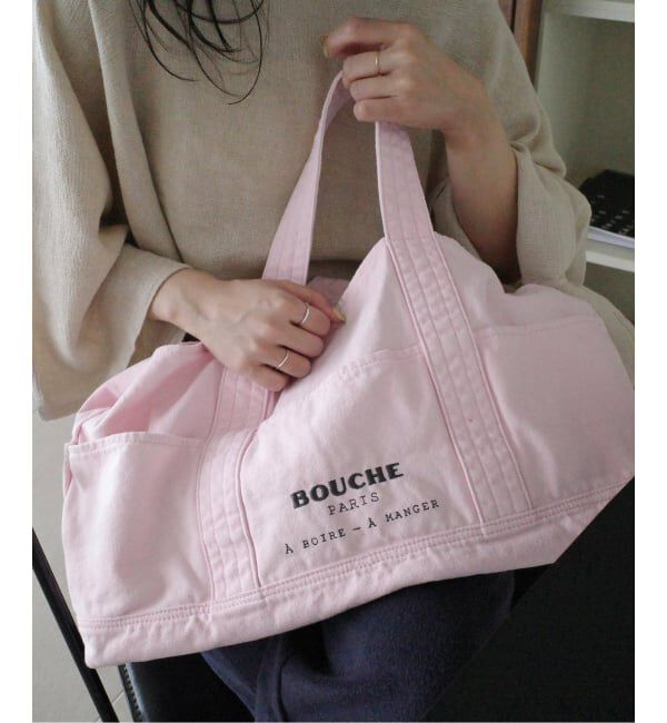 SLOBE IENA「《追加予約》BOUCHE SLOBE別注 キャンバストートバッグ」|トートバッグ|