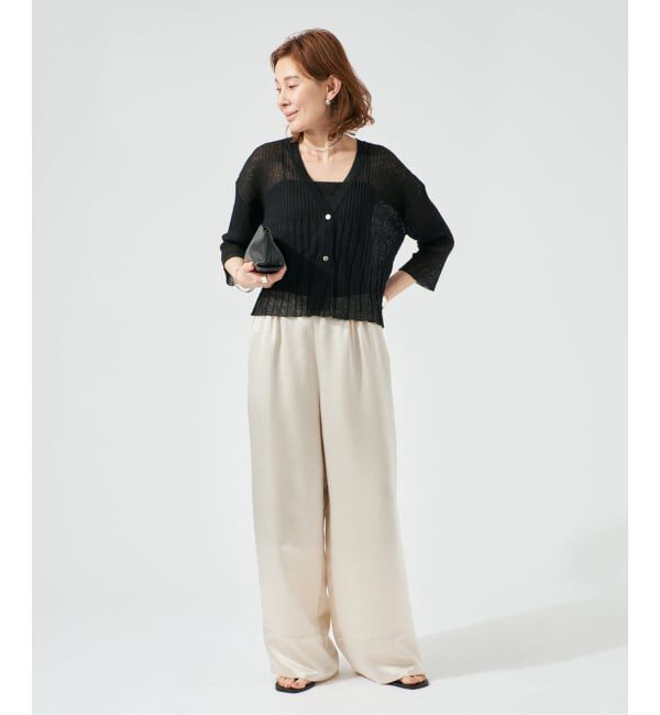 VERMEIL par iena「ENRICA エンリカ Vネックカーディガン KNIT 231」|カーディガン|