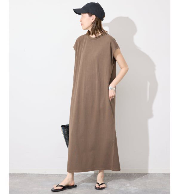 SLOBE IENA「《予約》STAR&STRIPE/スターアンドストライプ SLOBE別注 カットソーワンピース」|ワンピース|