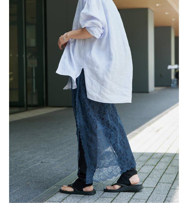 VERMEIL par iena「《予約》Lace Overlay Scarf」|その他|