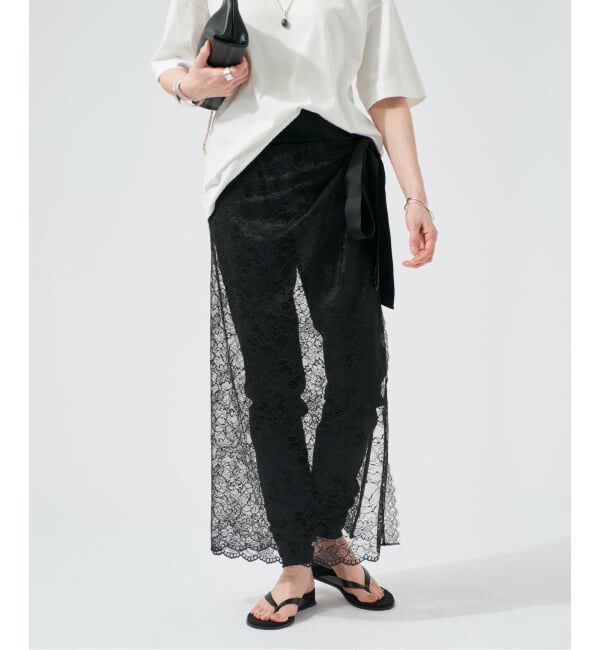 VERMEIL par iena「《予約》Lace Overlay Scarf」|その他|