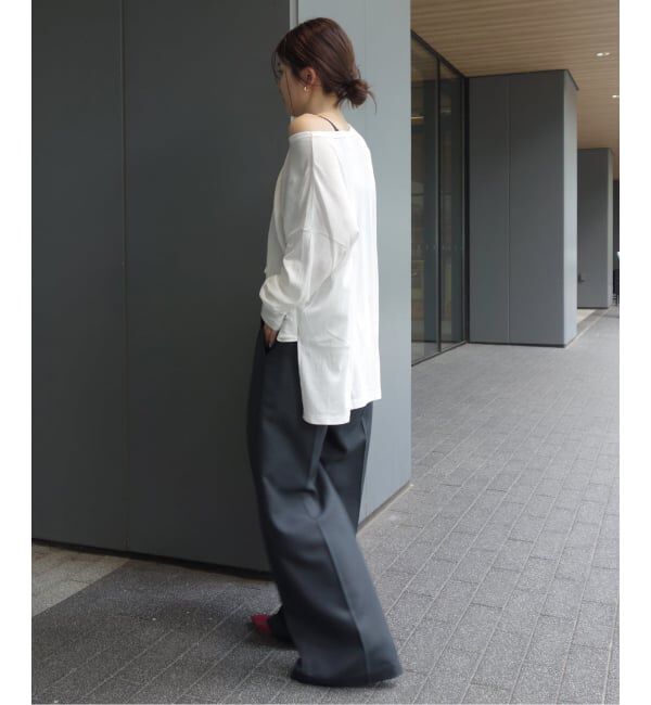 SLOBE IENA「《追加3》miller/ミラー SLOBE別注 シアードルマンロンTEE」|Tシャツ・カットソー|