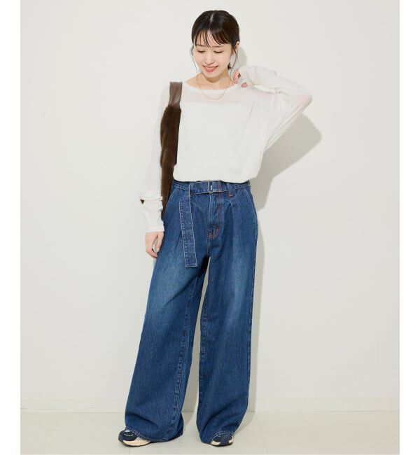 SLOBE IENA「《追加3》miller/ミラー SLOBE別注 シアードルマンロンTEE」|Tシャツ・カットソー|