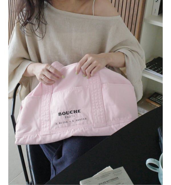 SLOBE IENA「《追加2予約》BOUCHE SLOBE別注 キャンバストートバッグ」|トートバッグ|