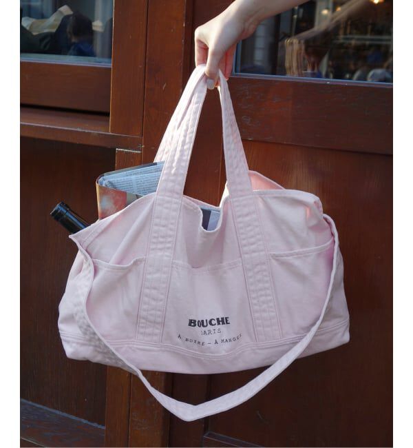 SLOBE IENA「《追加2予約》BOUCHE SLOBE別注 キャンバストートバッグ」|トートバッグ|