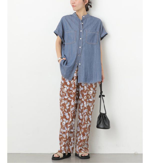 JOURNAL STANDARD relume「ライトデニムバンドカラーフレンチ」|シャツ・ブラウス|