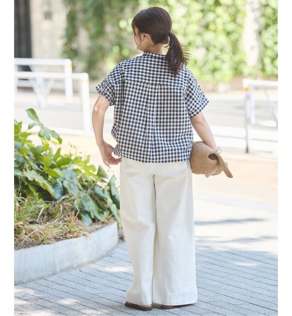 JOURNAL STANDARD「《追加》ハードマンズリネンコットンフレンチスリーブスキッパーシャツ」|シャツ・ブラウス|