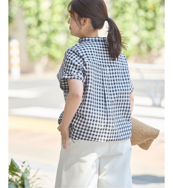 JOURNAL STANDARD「《追加》ハードマンズリネンコットンフレンチスリーブスキッパーシャツ」|シャツ・ブラウス|