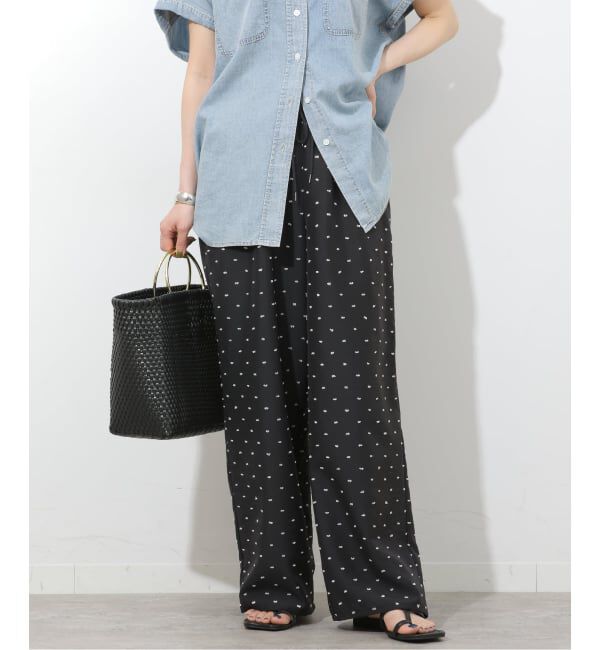 JOURNAL STANDARD relume「カットドビードットパンツ」|その他|ブラック