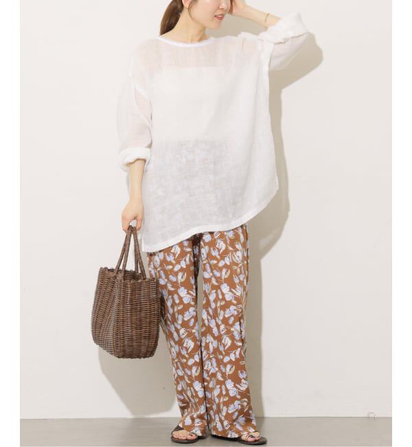 JOURNAL STANDARD relume「リネンガーゼロングスリーブビッグプルオーバー」|シャツ・ブラウス|