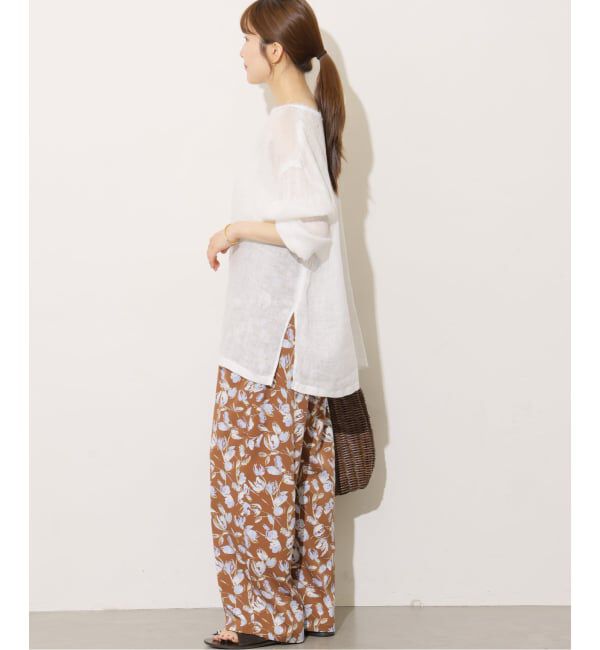 JOURNAL STANDARD relume「リネンガーゼロングスリーブビッグプルオーバー」|シャツ・ブラウス|
