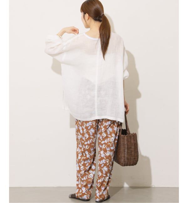 JOURNAL STANDARD relume「リネンガーゼロングスリーブビッグプルオーバー」|シャツ・ブラウス|