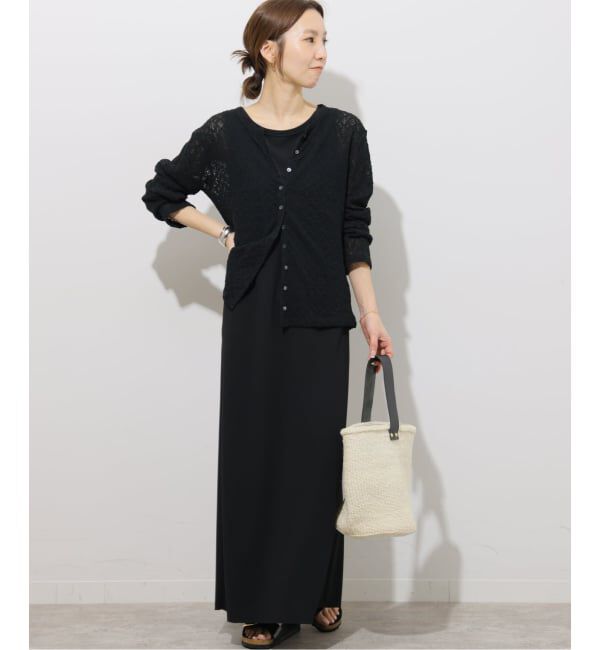 JOURNAL STANDARD relume「ストレッチラッセルレースクルーネックカーディガン」|カーディガン|