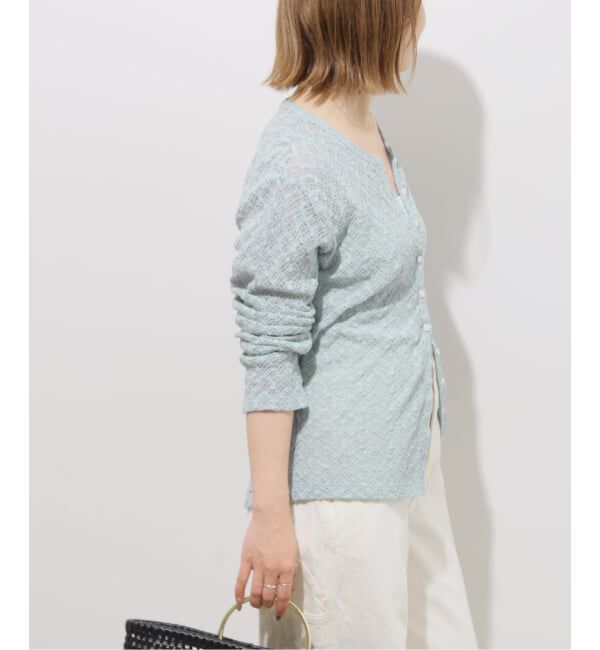 JOURNAL STANDARD relume「ストレッチラッセルレースクルーネックカーディガン」|カーディガン|