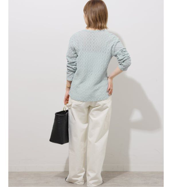 JOURNAL STANDARD relume「ストレッチラッセルレースクルーネックカーディガン」|カーディガン|