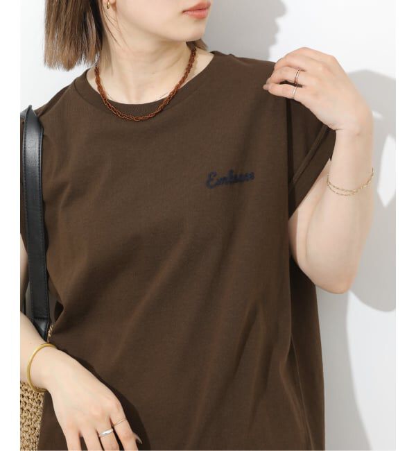 JOURNAL STANDARD relume「刺繍ロゴフレンチTEE」|Tシャツ・カットソー|