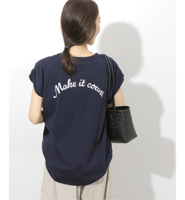 JOURNAL STANDARD relume「刺繍ロゴフレンチTEE」|Tシャツ・カットソー|