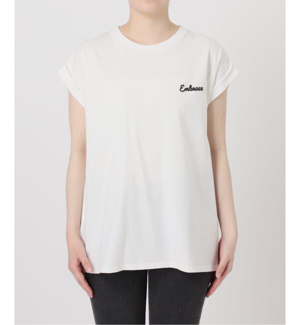 JOURNAL STANDARD relume「刺繍ロゴフレンチTEE」|Tシャツ・カットソー|