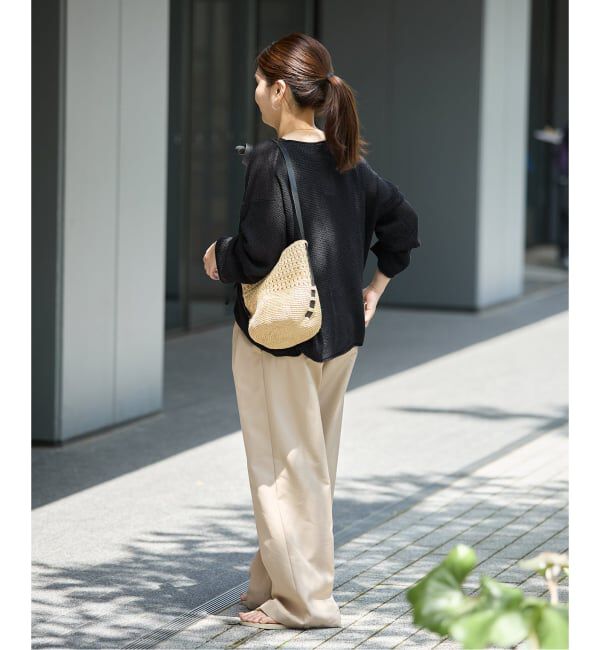 JOURNAL STANDARD「《追加》ペーパーヤーンカノコルーズプルオーバー」|ニット・セーター|