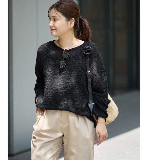 JOURNAL STANDARD「《追加》ペーパーヤーンカノコルーズプルオーバー」|ニット・セーター|
