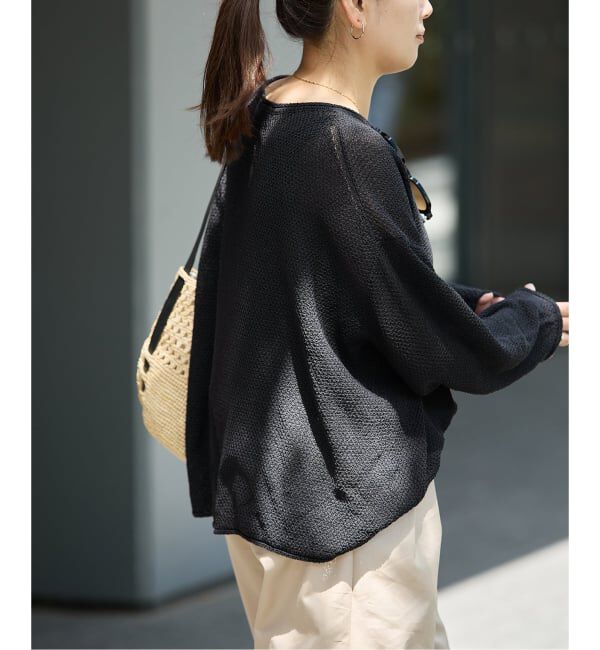 JOURNAL STANDARD「《追加》ペーパーヤーンカノコルーズプルオーバー」|ニット・セーター|