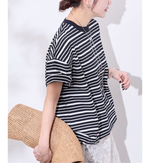 JOURNAL STANDARD「《追加2》シャーリングＴシャツ」|Tシャツ・カットソー|
