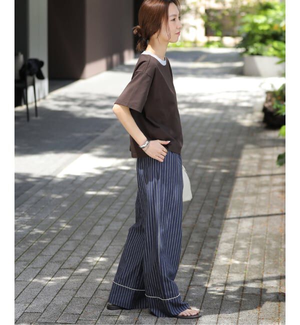 JOURNAL STANDARD relume「《追加予約》別注【LACOSTE/ラコステ】リンガーTシャツ」|Tシャツ・カットソー|