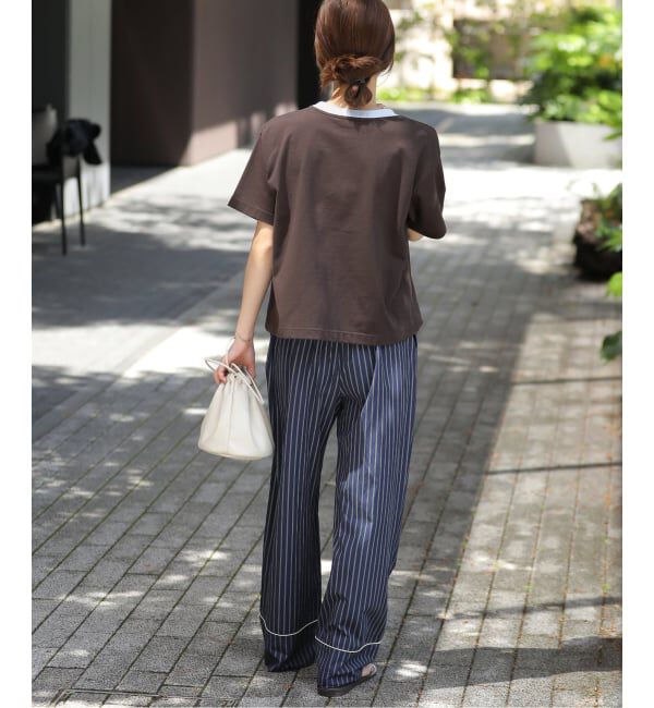 JOURNAL STANDARD relume「《追加予約》別注【LACOSTE/ラコステ】リンガーTシャツ」|Tシャツ・カットソー|
