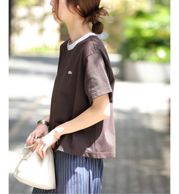 JOURNAL STANDARD relume「《追加予約》別注【LACOSTE/ラコステ】リンガーTシャツ」|Tシャツ・カットソー|