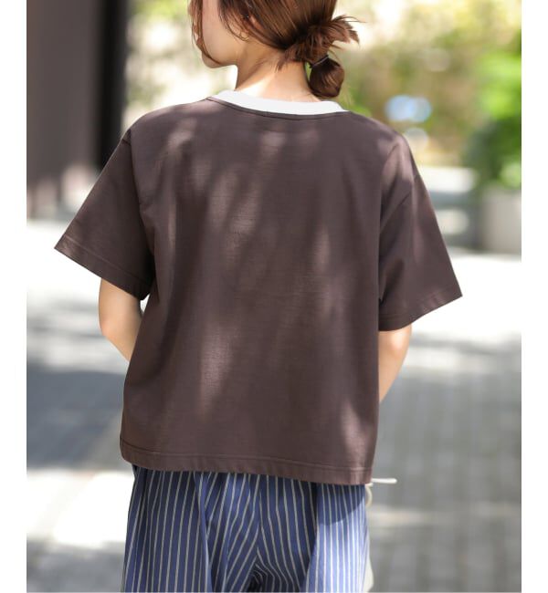 JOURNAL STANDARD relume「《追加予約》別注【LACOSTE/ラコステ】リンガーTシャツ」|Tシャツ・カットソー|