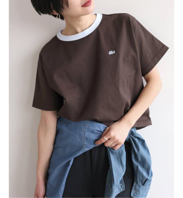 JOURNAL STANDARD relume「《追加予約》別注【LACOSTE/ラコステ】リンガーTシャツ」|Tシャツ・カットソー|