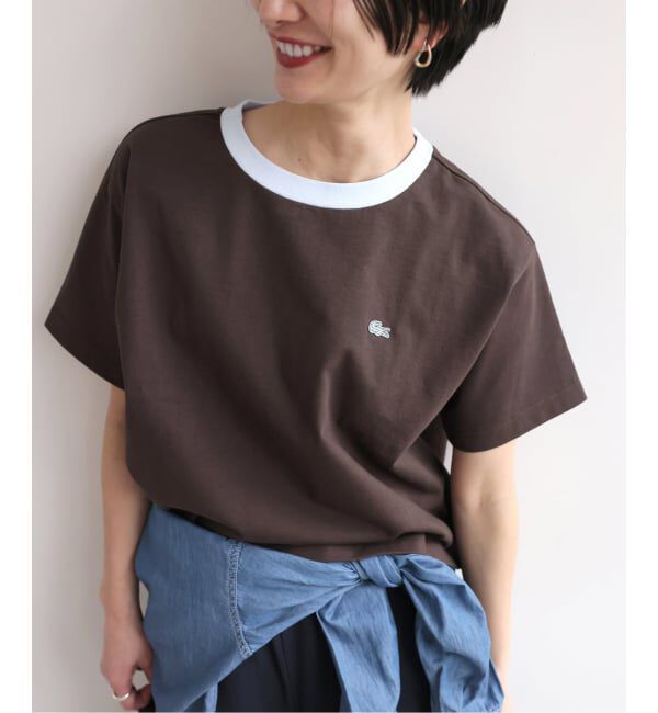 JOURNAL STANDARD relume「《追加予約》別注【LACOSTE/ラコステ】リンガーTシャツ」|Tシャツ・カットソー|