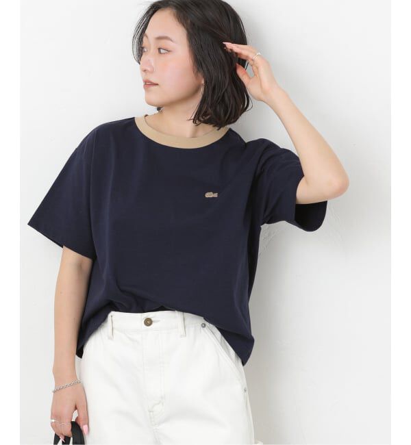 JOURNAL STANDARD relume「《追加予約》別注【LACOSTE/ラコステ】リンガーTシャツ」|Tシャツ・カットソー|
