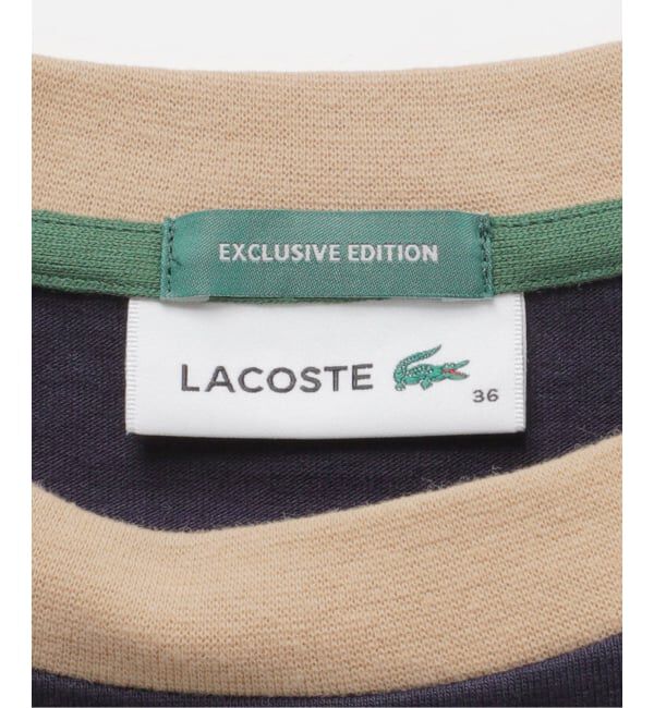 JOURNAL STANDARD relume「《追加予約》別注【LACOSTE/ラコステ】リンガーTシャツ」|Tシャツ・カットソー|