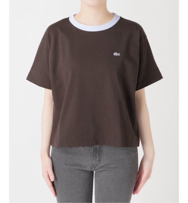 JOURNAL STANDARD relume「《追加予約》別注【LACOSTE/ラコステ】リンガーTシャツ」|Tシャツ・カットソー|