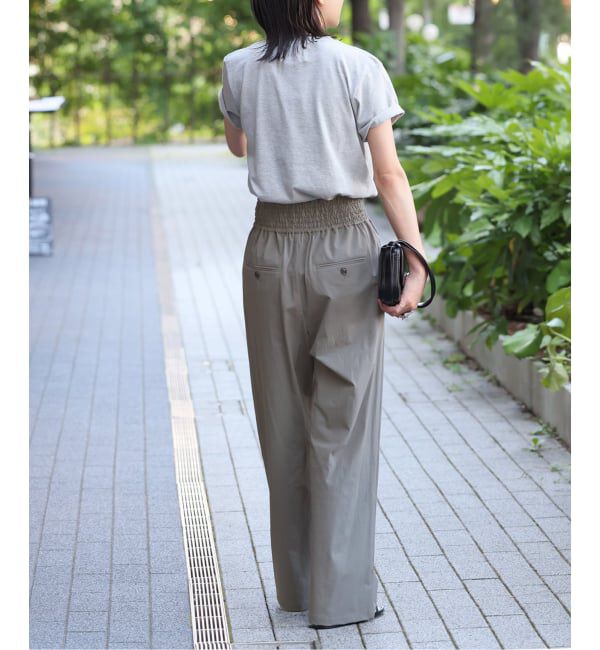 JOURNAL STANDARD「《追加4》【撥水/接触冷感/洗える/UVカット】リネンナイロンストレッチワイドパンツ」|その他|