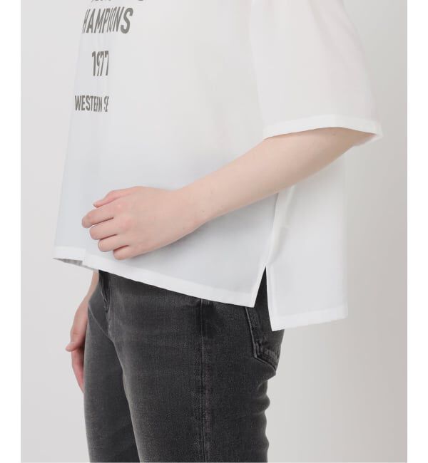 JOURNAL STANDARD relume「《追加》2WAYジョーゼットロゴTEE」|Tシャツ・カットソー|