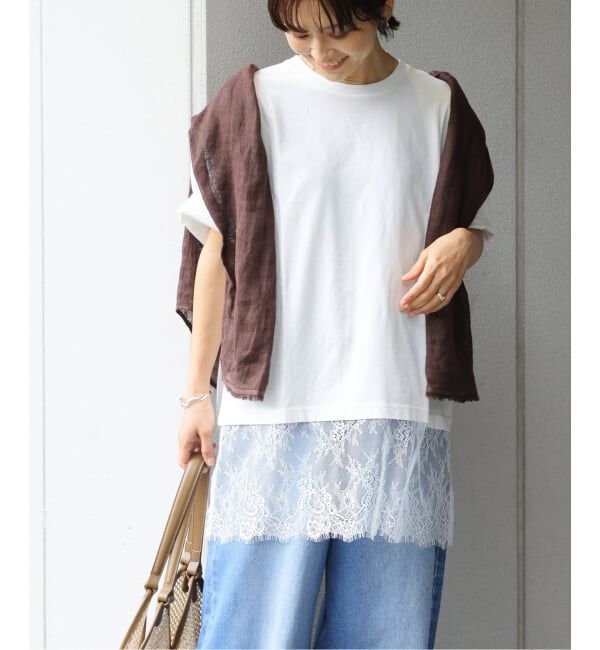 JOURNAL STANDARD relume「《追加》レースヘムTEE」|Tシャツ・カットソー|