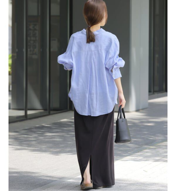 JOURNAL STANDARD relume「《追加2》カラーリネンオーバーサイズシャツ」|シャツ・ブラウス|