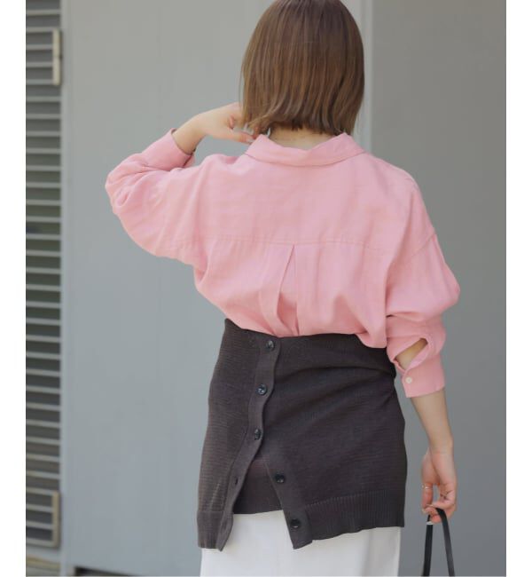JOURNAL STANDARD relume「《追加2》カラーリネンオーバーサイズシャツ」|シャツ・ブラウス|